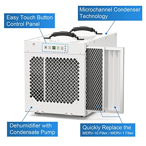 235 PPD Dehumidifier with Pump for Crawl Space and Basement