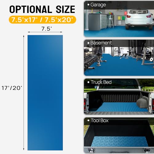 7.5 x 17 FT Garage Floor Mat