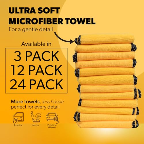 Professional Microfiber Towels (12 Count)
