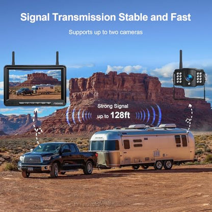 HD 1080P 7 inch Wireless Backup Camera for Furrion RV