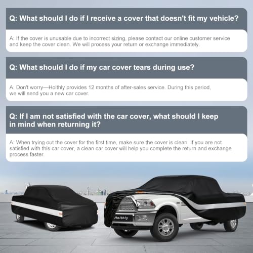10 Layers Truck Cover Waterproof All Weather Custom Fit Dodge Ram 2500 3500