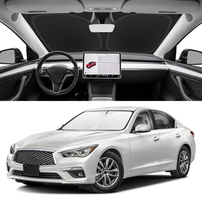Custom Fit Windshield Sun Shade for Infiniti Q50 2014