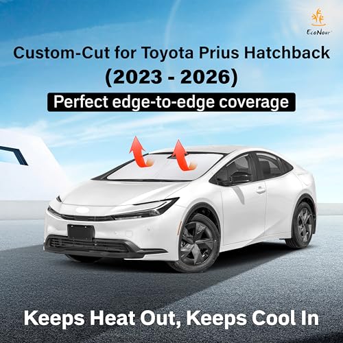 Windshield Sunshade Compatible for Toyota Prius Hatchback 2023