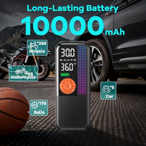 150PSI Portable Cordless Tire Inflator Air Compressor (24 Count)