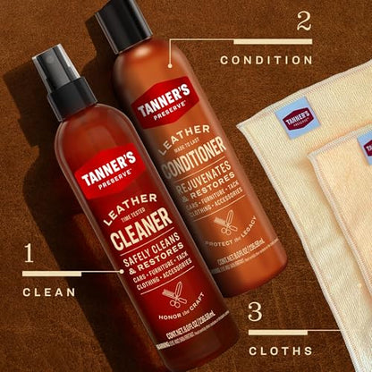 Leather Cleaner & Conditioner Gift Set