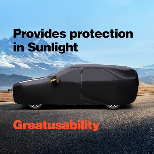 Large SUV Car Cover for Chevrolet Tahoe 100% Waterproof All Weather