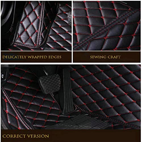 Custom Leather Waterproof Car Floor Mats for 99% Sedan SUV Sports Car Black Beige Men's Women's Vehicle Pads Mat