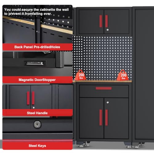 32 Pack Garage Cabinet and Storage System Kit