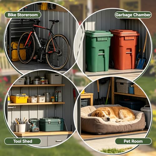 Outdoor Storage Shed with Window
