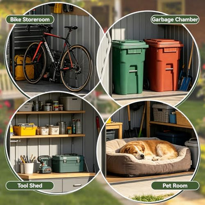 Outdoor Storage Shed with Window