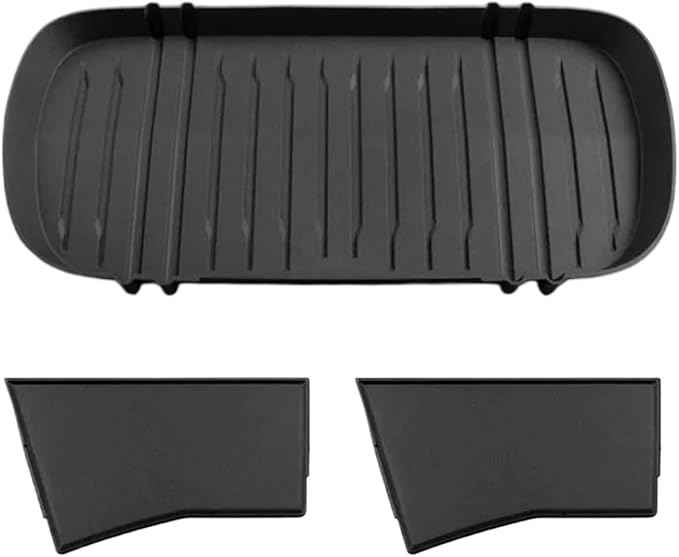 Compatible For Tesla Model Y Juniper 2025 Launch 2026 Front Trunk Mat Partition Board TPE Frunk Protector Cushion Organizer Storage Box(MY Juniper Set)