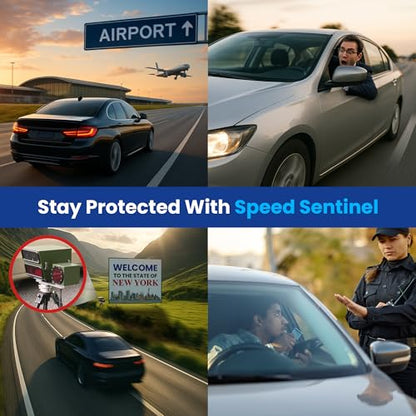 Speed Sentinel Radar Detector 360° Police Radar Detectors for Cars