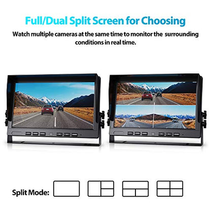 HD 1080P 10" Wired Backup Camera System