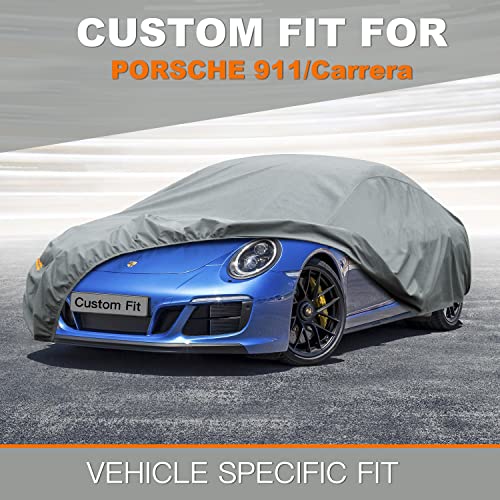 Waterproof Heavy Duty Car Cover Custom Fit Porsche 911 991 992 997