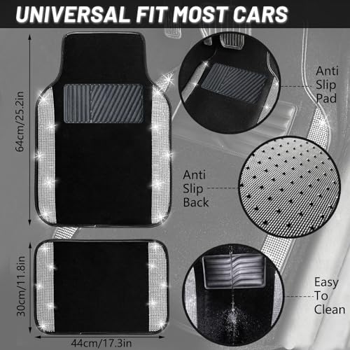 Bling Car Floor Mats Full Set