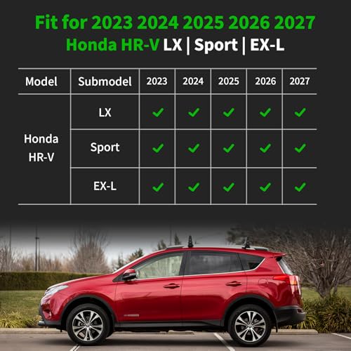 for Honda HR V Floor Mats 2023 2024 2025 2026 2027