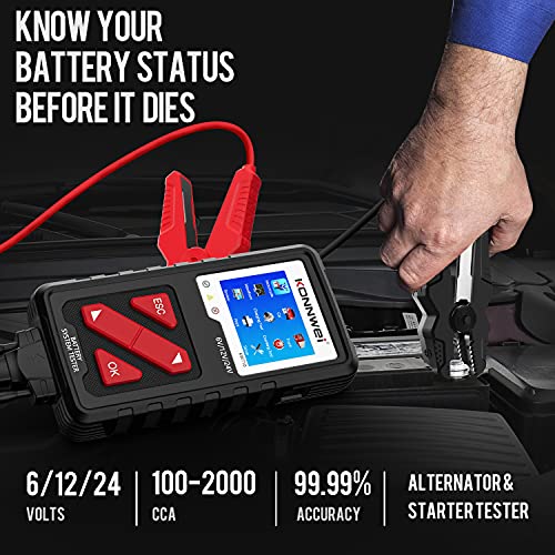KW710 Car Battery Tester 6V 12V 24V
