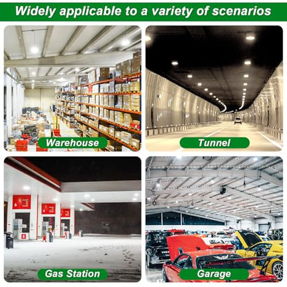 LED Canopy Garage Light 3CCT LED Gas Station Commercial Fixture Lights