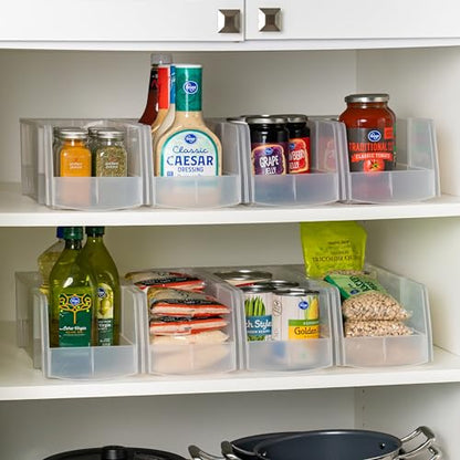 8-Pack, Large Clear Stackable Storage Bins (8 Count)
