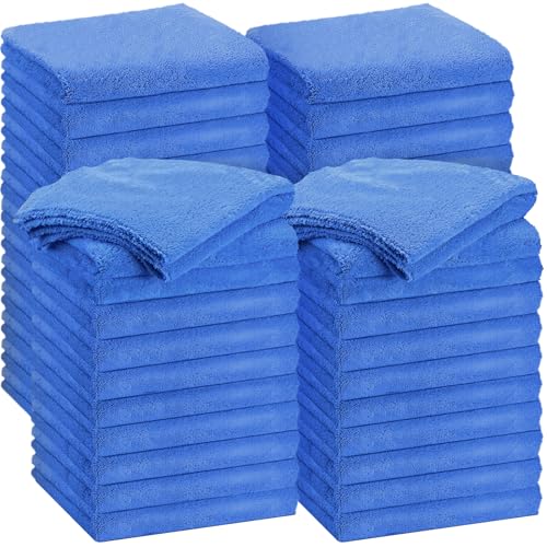 30 Pcs 12 x 16 Inch Edgeless Microfiber Plush Towels for Cars Detailing Drying Wash Polishing Absorbent Cleaning Cloths (30 Count)