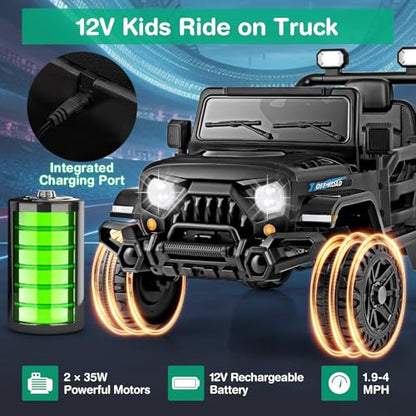 12V Kids Ride on Truck Car
