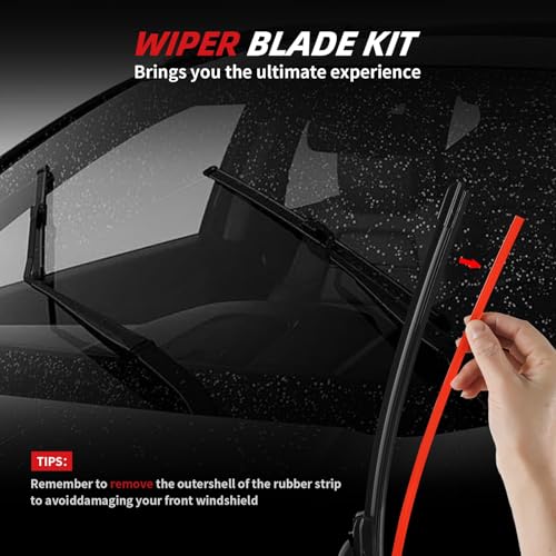 26"+22" Windshield Wiper Blades Replacement for Ford Explorer 2011