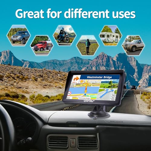 7 inch GPS Navigator for Car Truck RV with Hood