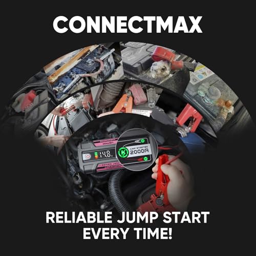 J400 Portable Jump Starter for Upto 8.0L Gas & 6.0L Diesel Engines