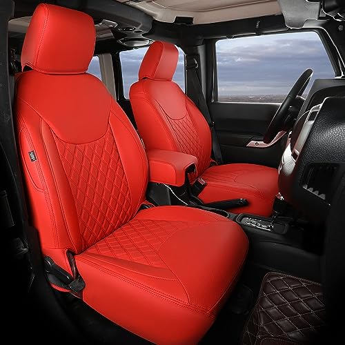 Wrangler JK Seat Covers Custom Fit for Jeep Wrangler (4 Count)