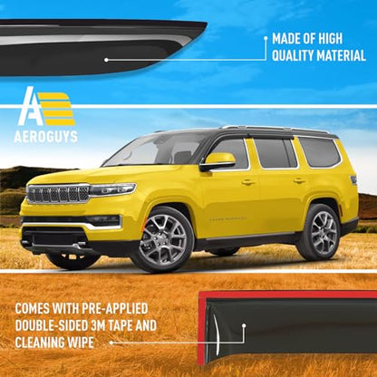 Extra Durable Window Deflectors Tape (4 Count)