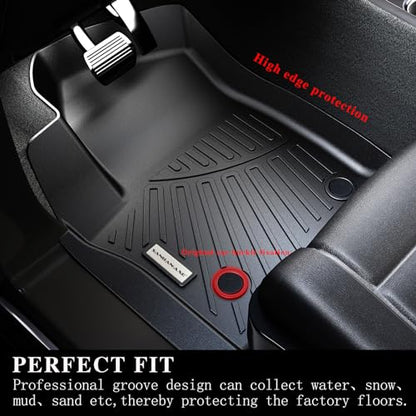 Floor Mats & Cargo Liner for 2024 2025 2026 Mazda CX90 PHEV 8 Seats TPE All Weather Protection 3 Rows Car Floor Liner for Mazda Accessories