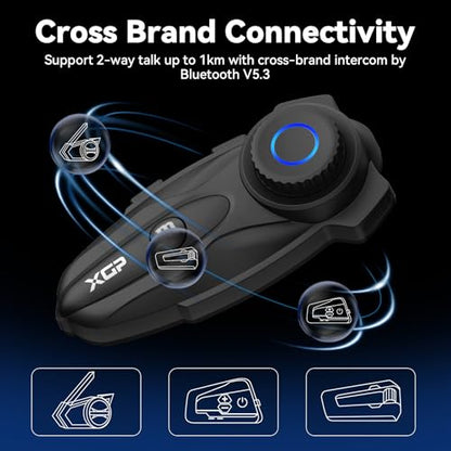 X10 10 Riders Group Mesh Motorcycle Intercom (2 Count)