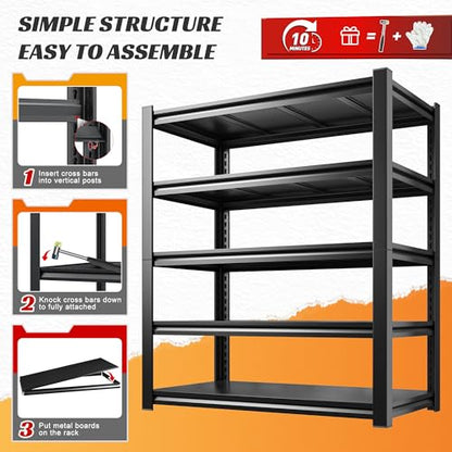 5 Tier Garage Shelving for Garage