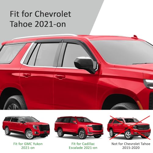Tape on Extra Durable Rain Guards for Chevrolet