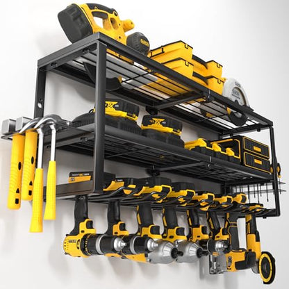 Heavy Duty Power Tool Organizer Wall Mount
