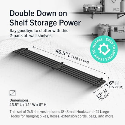 Garage Wall Shelf (2 Count)
