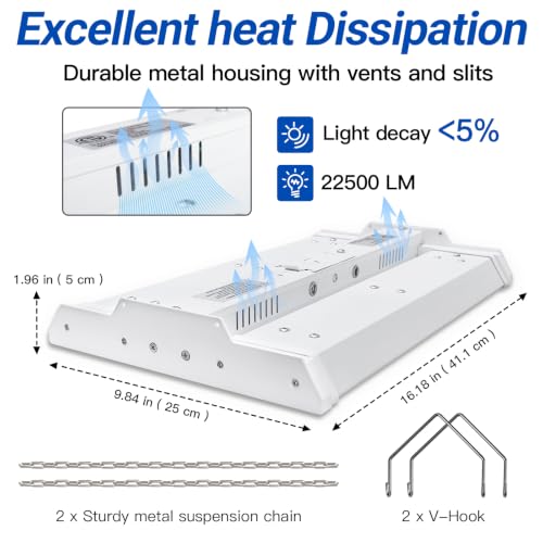 LED Linear Shop Lights 150W (4 Count)