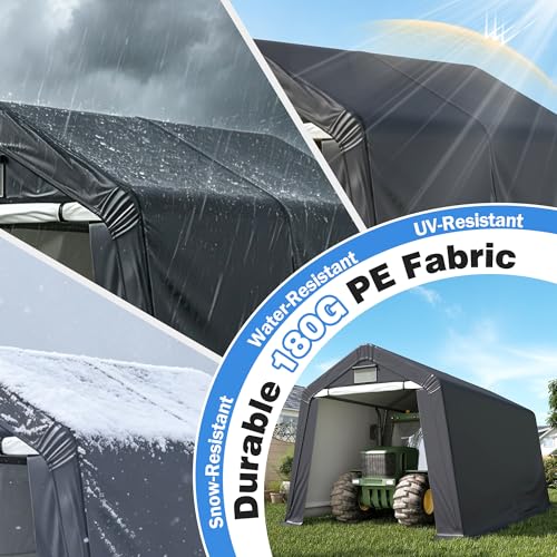 8' x 14' Outdoor Storage Shelter Shed
