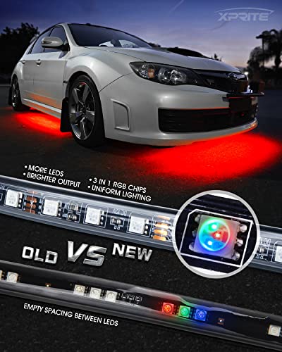 Car Underglow Neon Accent Strip Lights (4 Count)