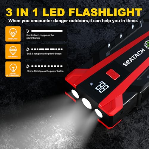 6000A Car Battery Jump Starter