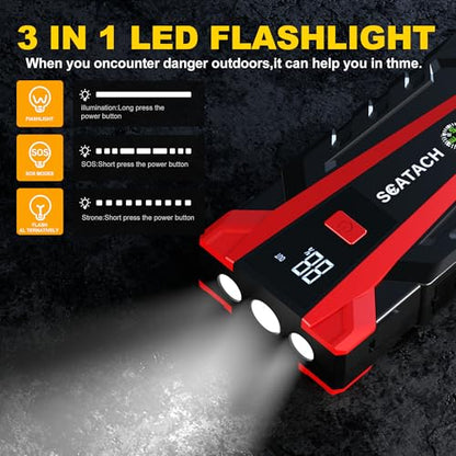 6000A Car Battery Jump Starter