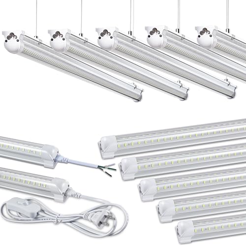12Pack 8FT LED Shop Light Garage Lights (12 Count)
