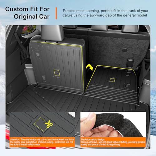 Cargo Mat Compatible with 2024 2025 2026 Lexus TX350 TX500H TX550H+