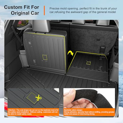Cargo Mat Compatible with 2024 2025 2026 Lexus TX350 TX500H TX550H+