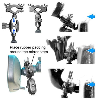 Easy Install Car Rearview Mirror Radar Detector Mount for Escort Max