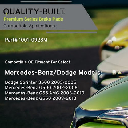 Rear Semi Metallic Brake Pads