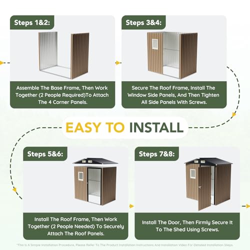 Outdoor Steel Storage Shed