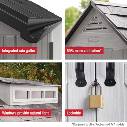 Resin Outdoor Storage Shed With Floor