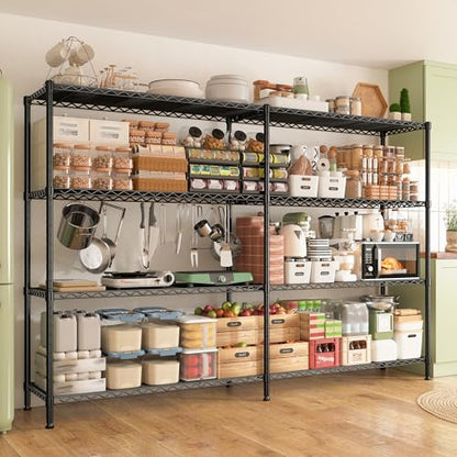 4 Tier Heavy Duty Wire Shelving