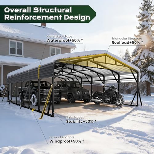 20x30FT Metal Carport